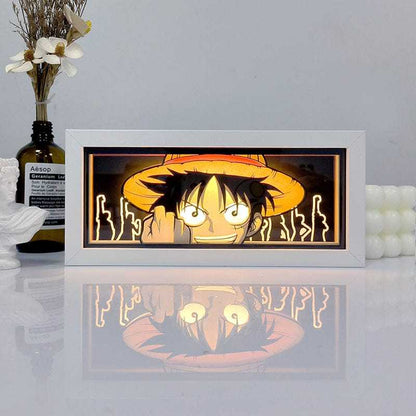 Monkey D. Luffy Arabasta One Piece light box featuring eco-friendly design and vibrant glow.