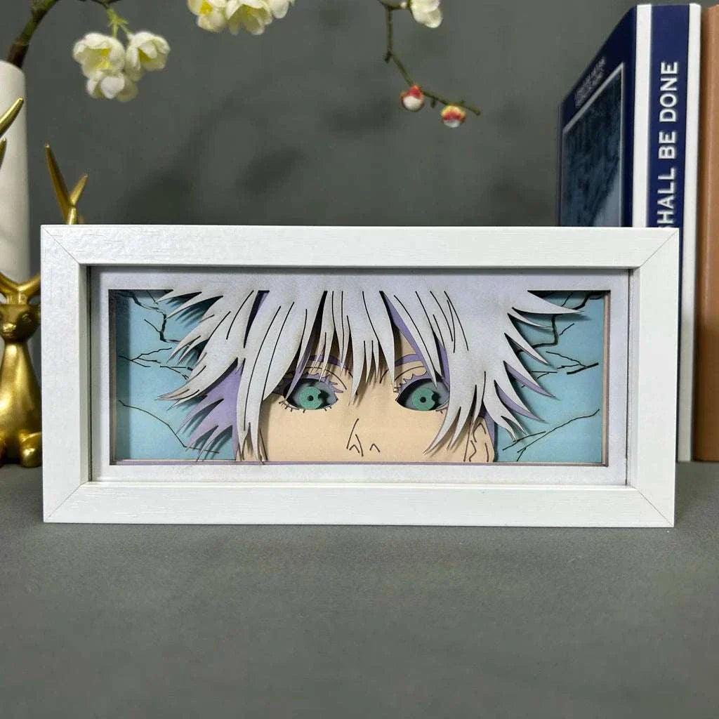 Satoru Gojo Eyes - Jujutsu Kaisen Light Box - PandaLight