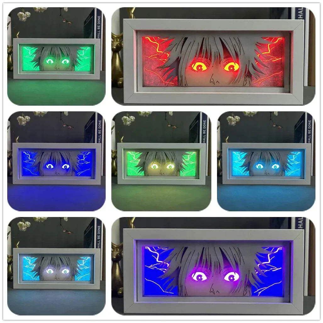 Satoru Gojo Eyes - Jujutsu Kaisen Light Box - PandaLight