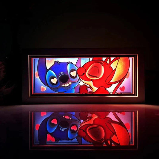 Lilo and Stitch Light Box - Angel Kiss Design at Home