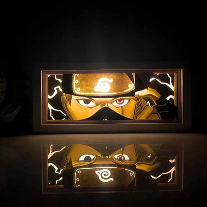 Hatake Kakashi Sharingan light box featuring iconic Naruto character with vibrant glow.