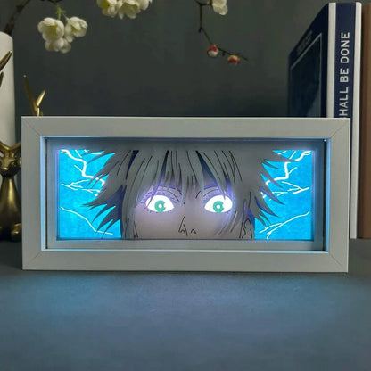 Satoru Gojo Eyes - Jujutsu Kaisen Light Box - PandaLight