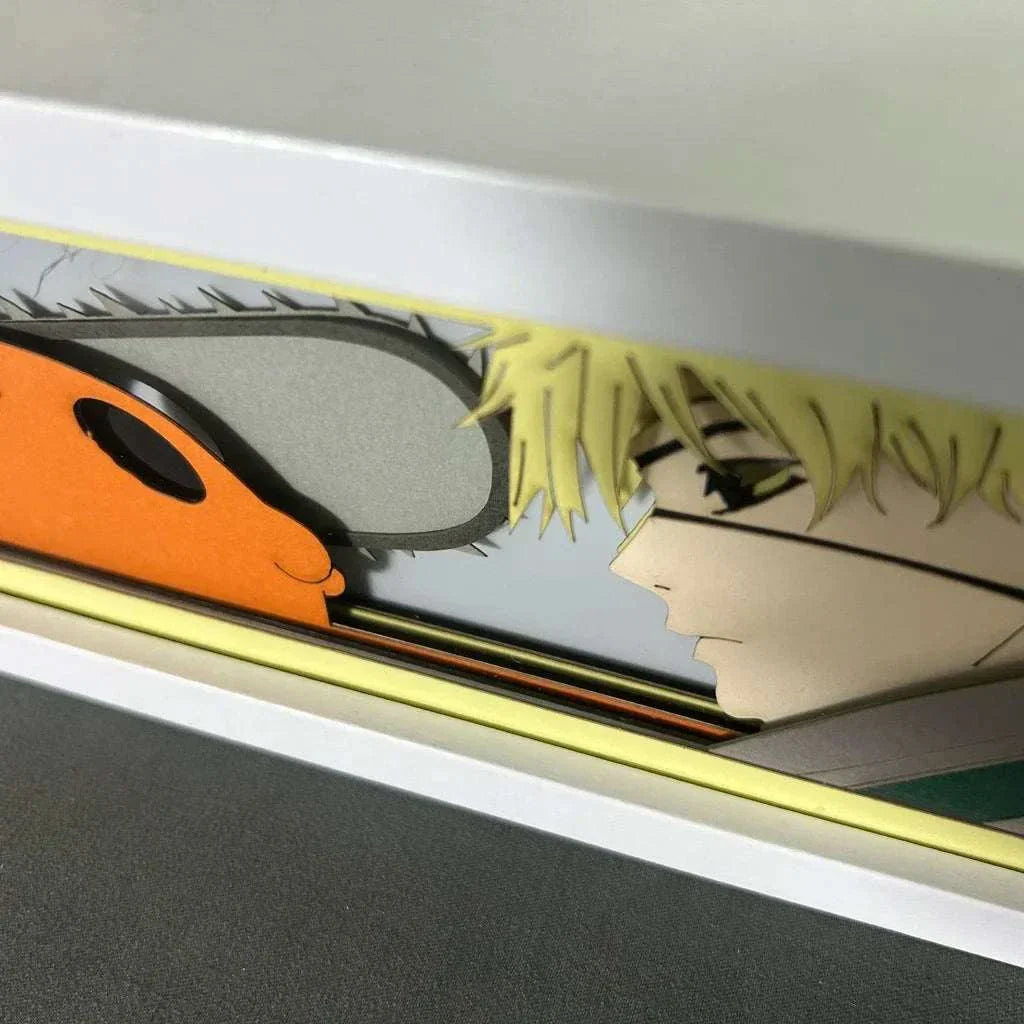 Denji x Pochita - Chainsaw Man Light Box - PandaLight