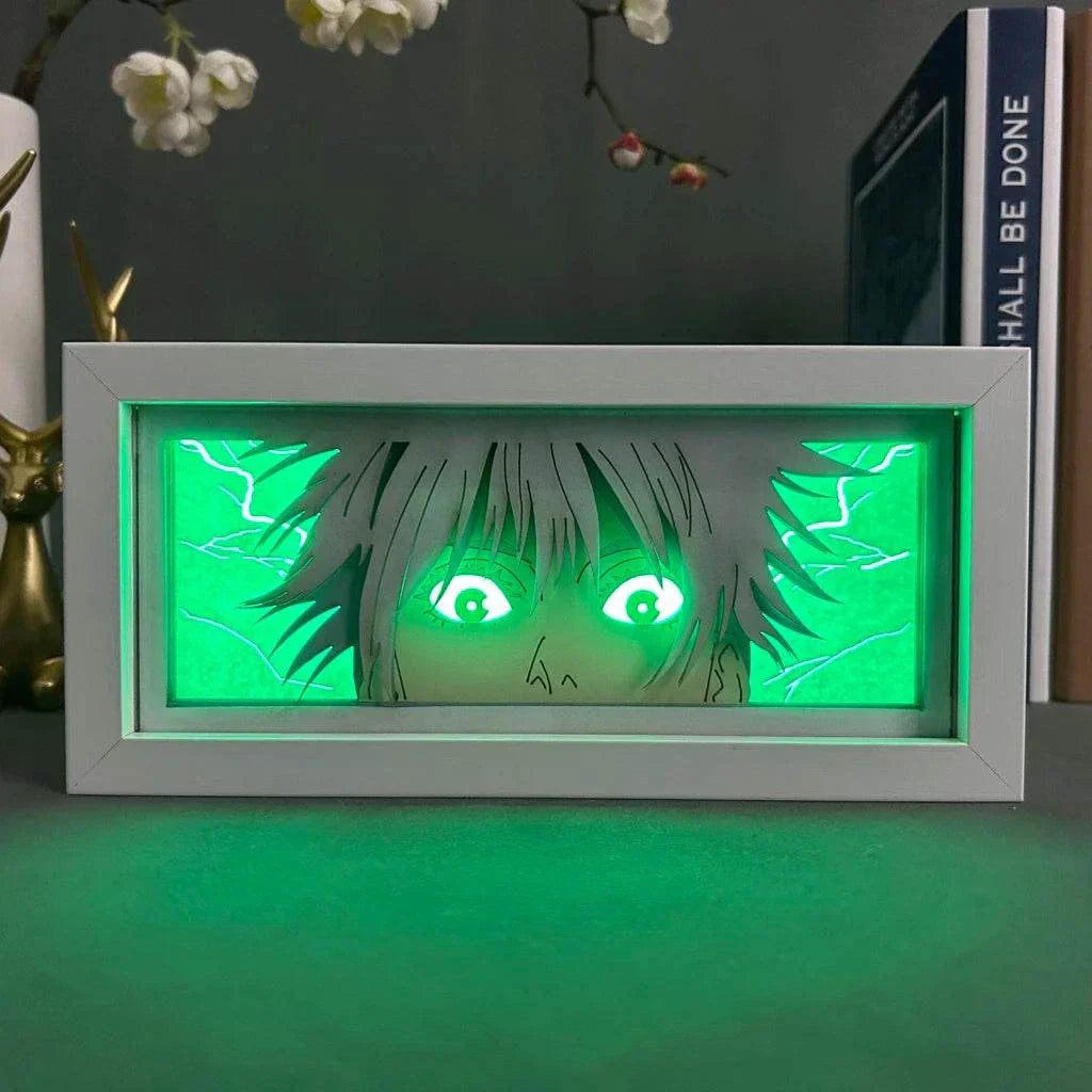 Satoru Gojo Eyes - Jujutsu Kaisen Light Box - PandaLight