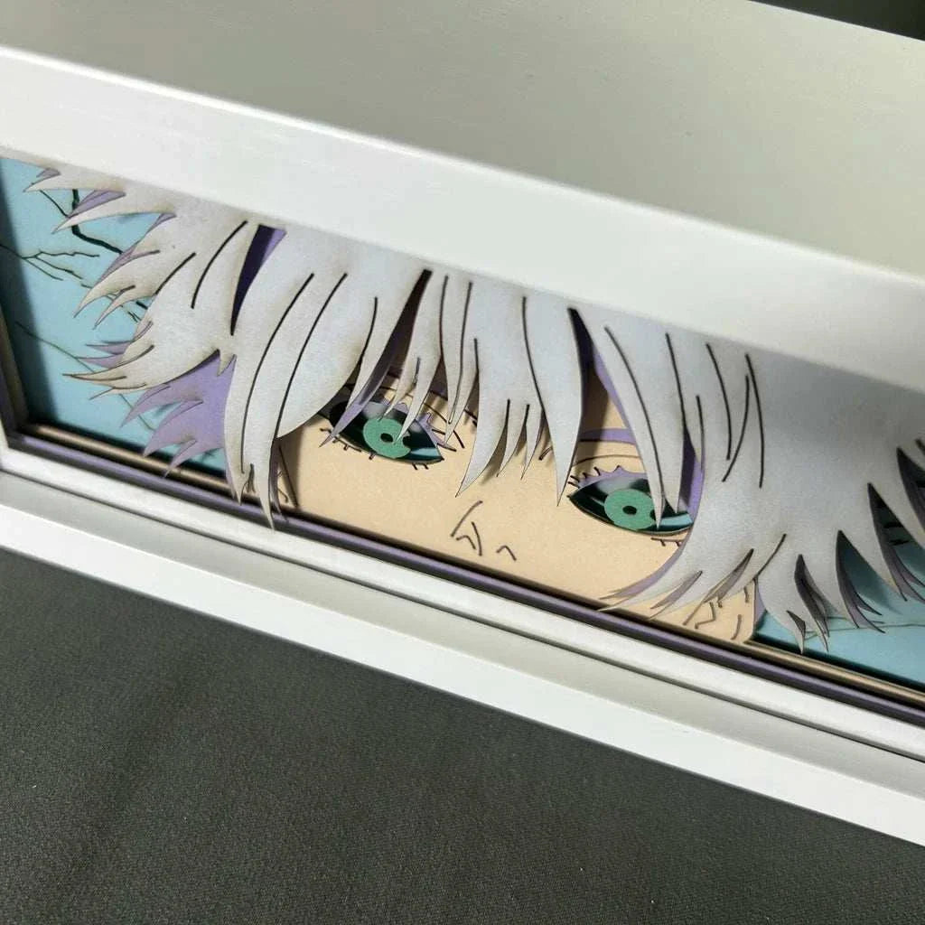 Satoru Gojo Eyes - Jujutsu Kaisen Light Box - PandaLight