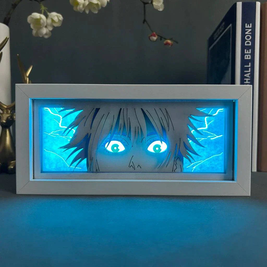 Satoru Gojo Eyes - Jujutsu Kaisen Light Box - PandaLight