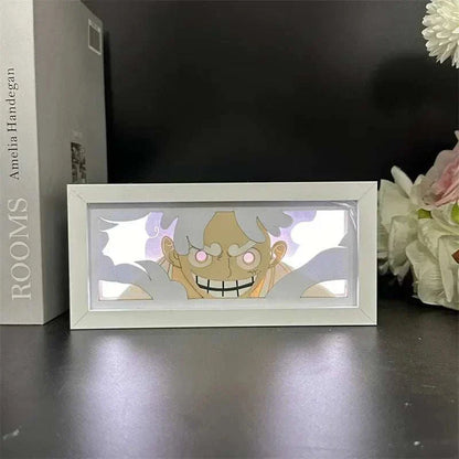 Monkey D Luffy Gear 5 Smile light box featuring joyful design and dynamic glow from One Piece.