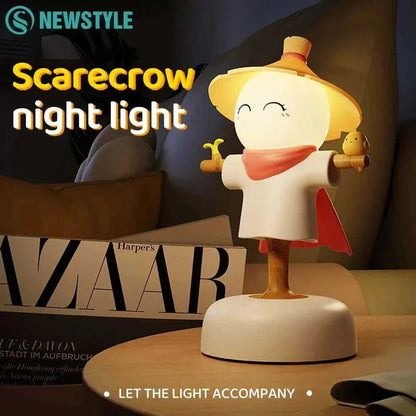 Cute Scarecrow Night Light - PandaLight