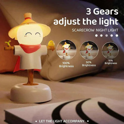 Cute Scarecrow Night Light - PandaLight