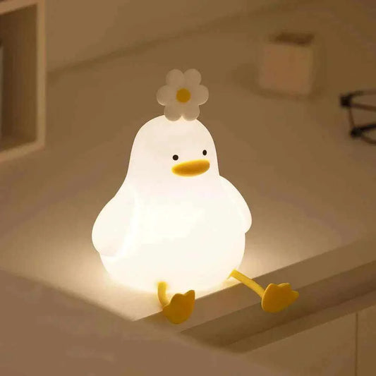 Flower Ducky Night Light - PandaLight