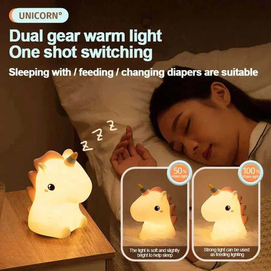 The Cute Unicorn Night Light - PandaLight